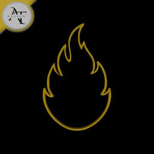 Simple Flame Symbol - 2D Art