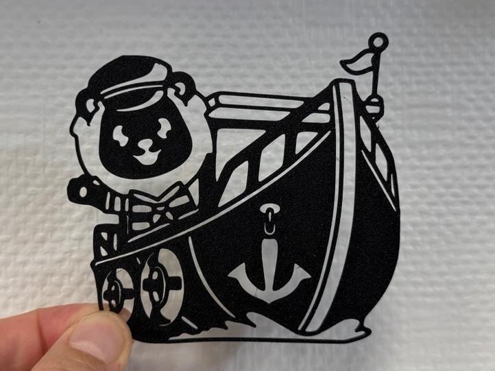 Decor the lion captain of the boat