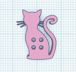 Cat Button