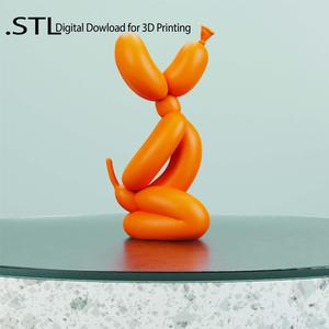 3D Balloon Dog Decor,Cute Modern Home Decor, Balloon Toy Gift for Fan, 3D Animal Decor, Ready to Print, 3D STL File Digital Download
