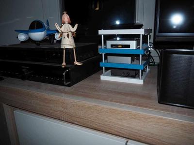 Multimedia toy rack