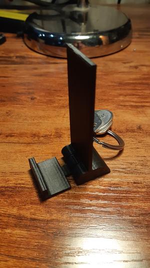 (Print In Place) Collapsible Key Ring Phone Holder