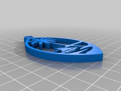 Guam Seal Keychain