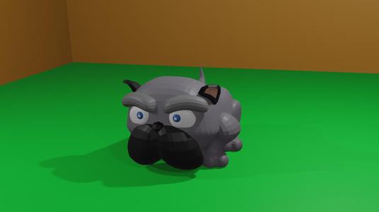 Low Poly Pug