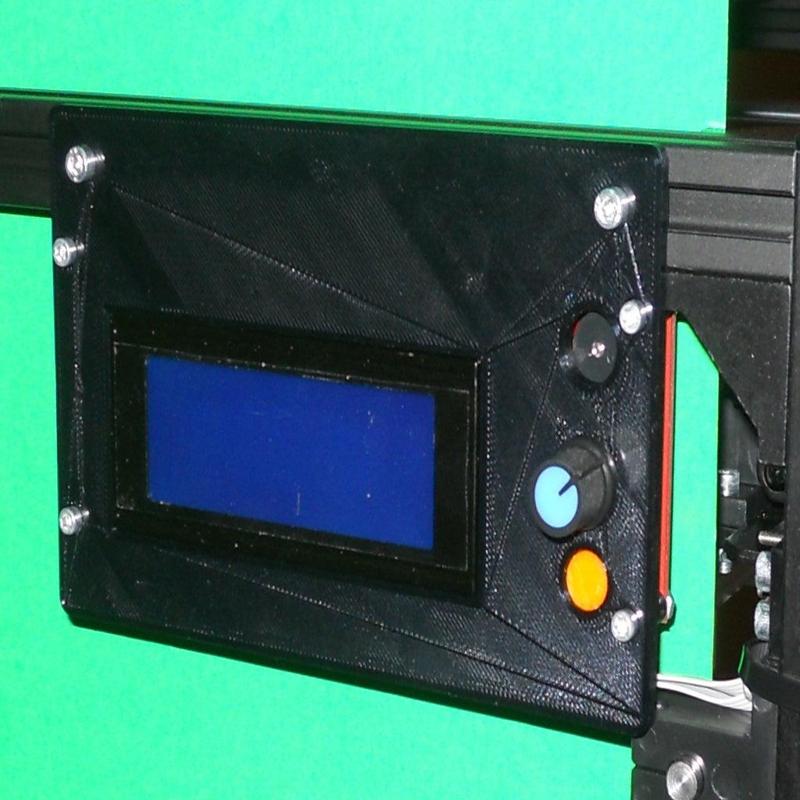 Reprap Discount LCD Holder for 2020 extrusion