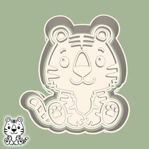 Animals cookie cutters - tiger (style 1)