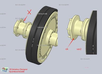 Tiger Tank Early Wheel for Transport status-3 (STL-35)