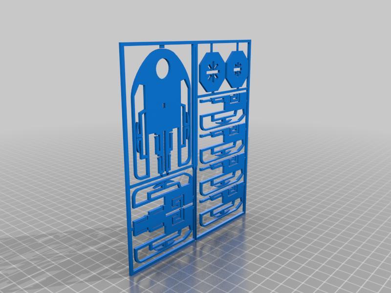 Isshin ryu kusarigama chain weight part kitcard PLA or flexible PLA or TPU v3