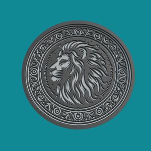 Lion Print Model