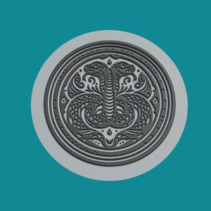 Snake Medallion