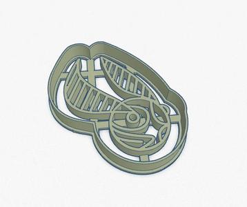 Cookie Cutter Golden Harry Potter Cookie Cutter Golden