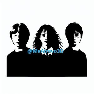 Ron Hermion Harry Potter #1