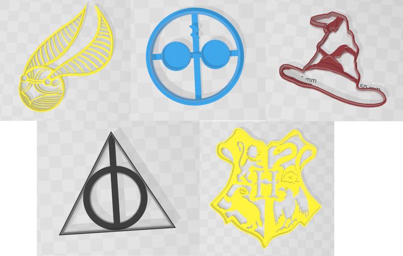 Harry Potter Cookie Cutter Bundle x 5