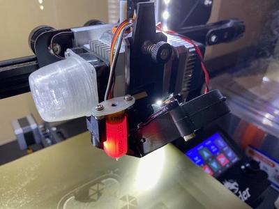 Ender 3 direct mount bmg aero wind al-bmg fan support + bltouch