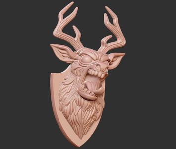 Evil Dead Deer Head