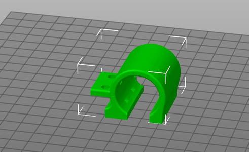Anycubic 4MAX - Extruder Cable Guide on Filament Sensor Remix