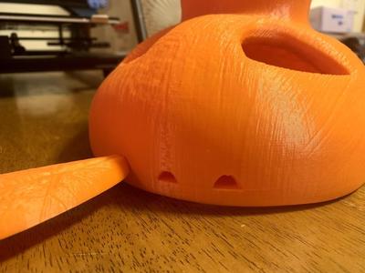 Deku Mask + holes for leaves