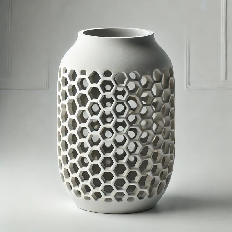 Futurist Void Structure Vase