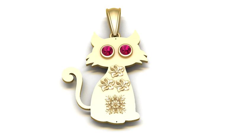 Gold Pendant Design 3D printable model