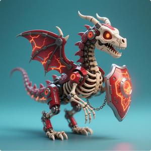 skeleton dinosaur