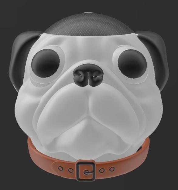 Suporte Alexa Echo Dot 4a e 5a Geração Pug Dog