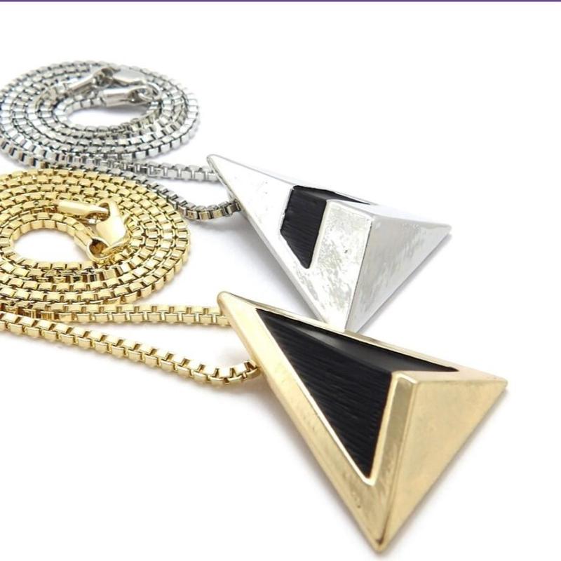 Daft Punk Guy-Manuel Pyramid Necklace