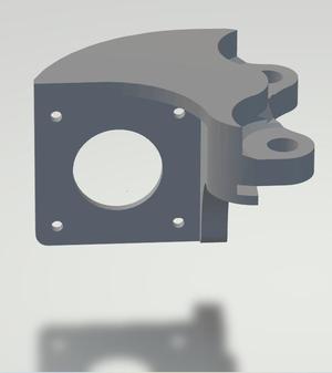 Ender 3 Direct Drive Extruder Mount - Dual Gear -  Easier clearances