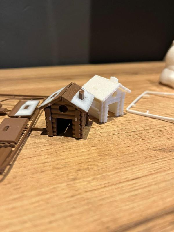 Christmas Gift Card wooden cabin