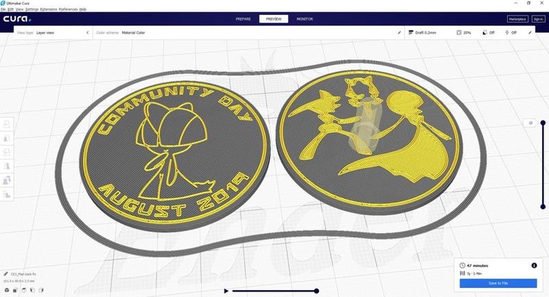 Pokemon Go Community Day #20 coin - Ralts