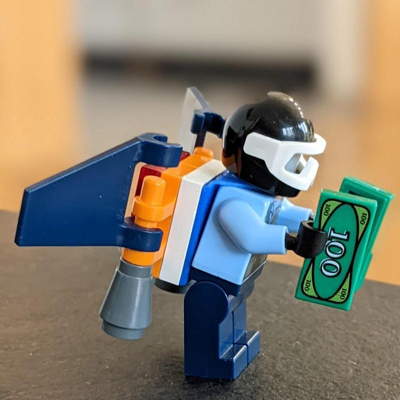 LEGO figure compatible Jetpack / Backback