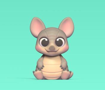 Sitting Armadillo