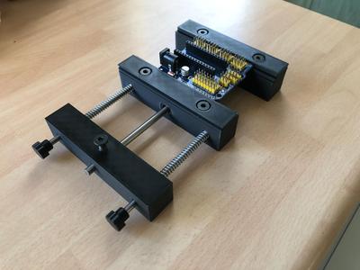 Compression Spring Sliding Vice for PCB's or Microcontrollers