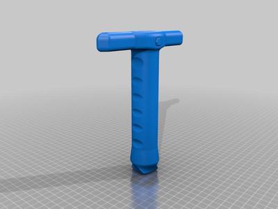 Hilt for pvc pipe foam sword