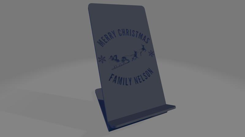 Nelson Family Christmas Phone Stand – The Perfect Holiday Gift!