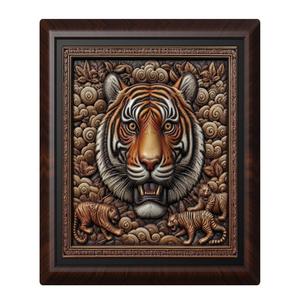 Tiger animal wall art relief wall decor