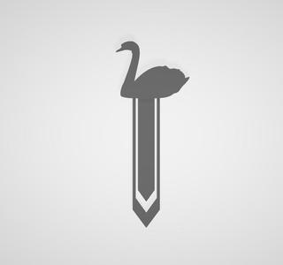 BOOKMARK / BOOKMARK / MARQUE-PAGE / CISNE / SWAN / SWAN / BIRD