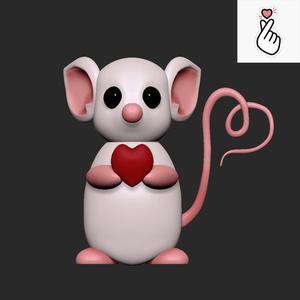 MOUSE WITH❤️ MINIATURE