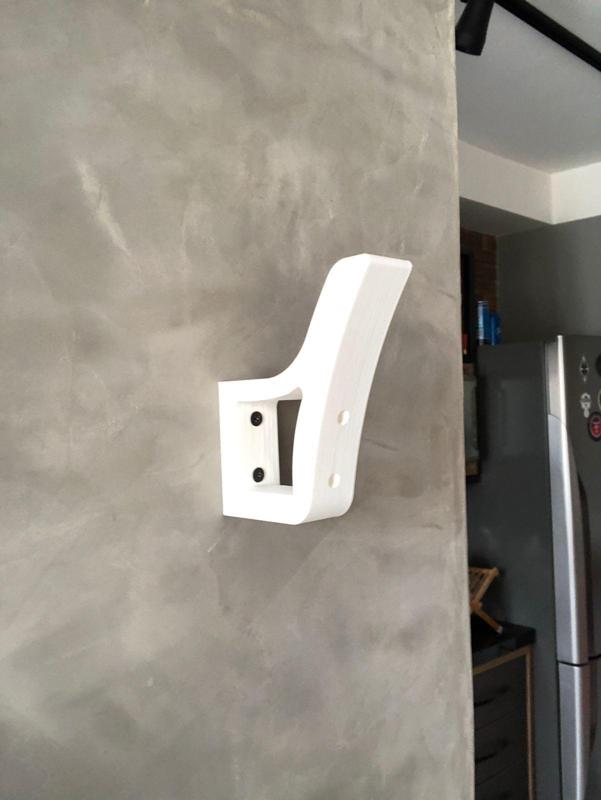 MOTORCYCLE HELMET HOOK FOR WALL - EASY TO PRINT (NO SUPPORTS)