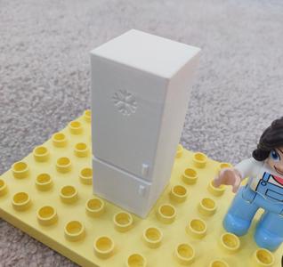 duplo bricks fridge