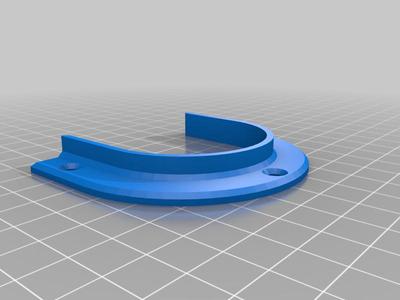 1.5 in ABS plumbing pipe bracket/mount