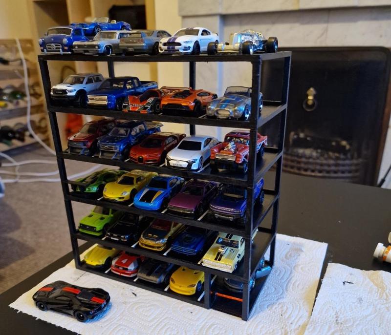 Miniature Car Parking Tower Diorama
