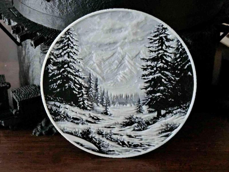 Winter Landscape Coaster
