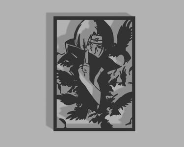 Itachi (Naruto) Wall art Figure 1