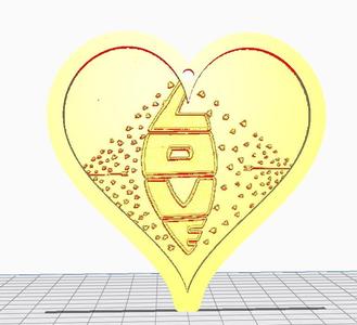Heart-love Lithophane
