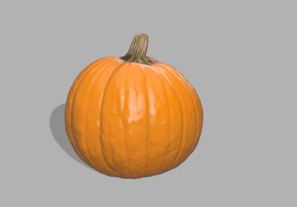 Hollow Pumpkin Ready to Carve for Halloween
