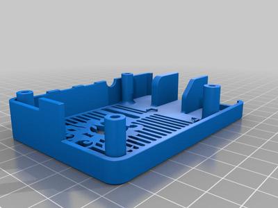Octoprint Pi 4b case front for iUniker cooler