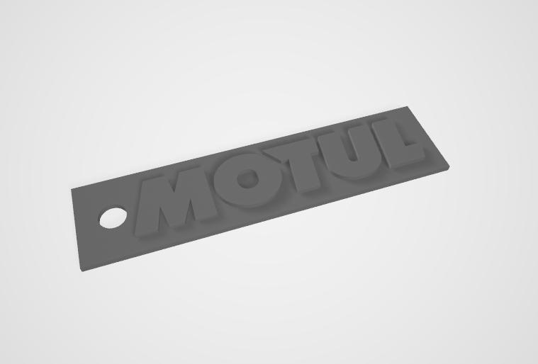 Motul keychain two colored