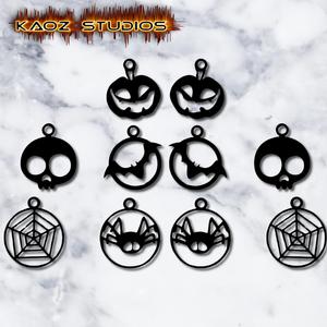 Halloween earrings pack keychain bundle pendant lot