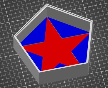 Stack of Stars Pentagon Box