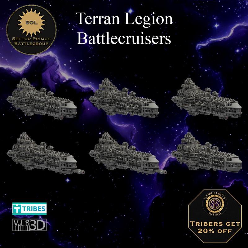 Cruiser + Battlecruiser Class | Terran Legions | Sector Primus